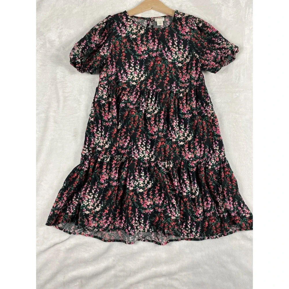 Crewcuts Dress Little Girl Sz 8 Floral Spring Summer Lightweight‎